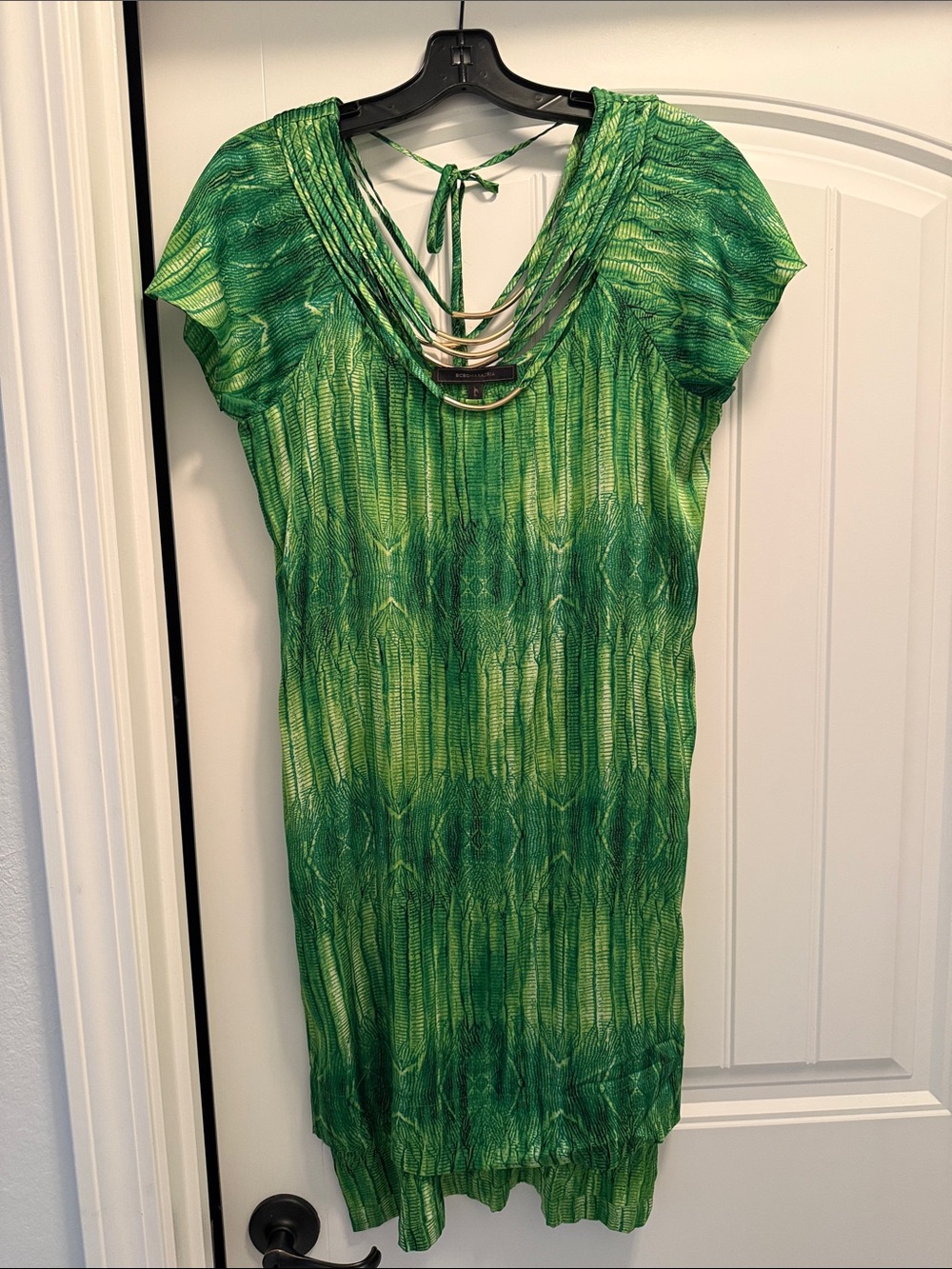 Like NEW. BCBG Maxazria Green Dress